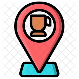 Cafe Pin  Icon