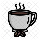 Cafe Quente Cafe Xicara Icon