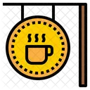 Café-Schild  Symbol