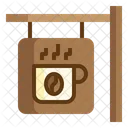 Café-Schild  Symbol