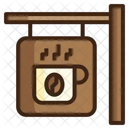 Café-Schild  Symbol