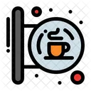 Cafe Sign  Icon