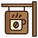 Icoffee Sign Board Icon