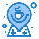 Café-Standort  Symbol