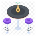 Cafe Table Coffee Table Round Table Icon
