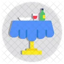 Cafe Table  Icon