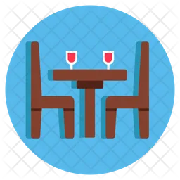 Cafe Table  Icon