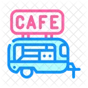 Cafe Trailer Modular Icon
