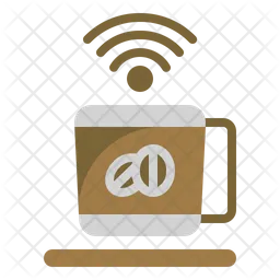 Café wi-fi  Ícone