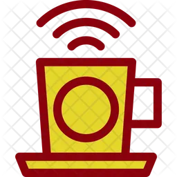 Cafetería wifi  Icono