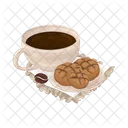 Cafe Y Galletas Cafe Comida Icono