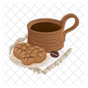 Cafe Y Galletas Cafe Comida Icono