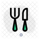 Cafeteria Knife Fork Icon