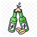 Caffeinated alcoholic drink  Icon