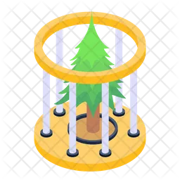 Cage Planting  Icon