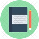 Carnet Bloc Notes Crayon Icon