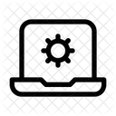 Ordinateur Portable Configuration Parametres Icône