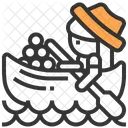 Barco Homem Marinheiro Ícone
