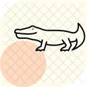 Caiman Reptile Ecailleux Icône