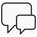 Bolha De Bate Papo Bate Papo Comunicacao Ícone