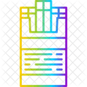 Caixa de cigarro  Ícone