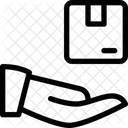 Compartilhar Caixa Entrega Pacote Ícone