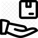 Compartilhar Caixa Entrega Pacote Ícone