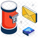 Caixa De Correio Mensagem Envelope Icon