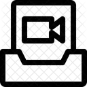 Caixa de correio de vídeo  Ícone