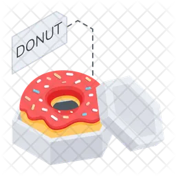 Caixa de donuts  Ícone