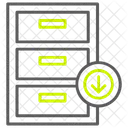Caixa De Entrada Gaveta Armario Ícone
