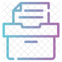 Caixa De Entrada Arquivo Documento Ícone