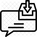 Caixa De Entrada Armazenamento Comunicacoes Ícone