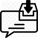 Caixa De Entrada Armazenamento Comunicacoes Ícone
