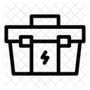 Caixa de ferramentas de serviço elétrico  Ícone