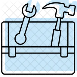 Caixa de ferramentas e ferramentas  Ícone