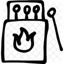 Caixa De Fosforos Caixa De Fogo Palitos De Fosforo Ícone