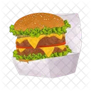 Caixa De Hamburguer Fast Food Hamburguer Icon