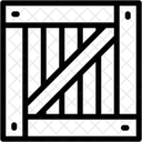 Caixa De Madeira Palete Pacote Ícone