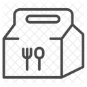 Caixa Pacote Refeicao Ícone