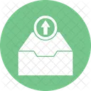 Caixa de saída de e-mail  Ícone