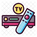 Caixa de tv inteligente  Ícone