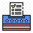 Voto Estados Unidos America Ícone