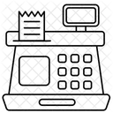 Caixa Registradora Pagamento Maquina De Fatura Ícone