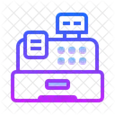Caixa Registradora Pos Maquina De Fatura Ícone