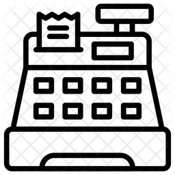 Caixa registradora  Ícone