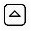 Triangulo Retangulo Para Cima Para Cima Para Cima Ícone