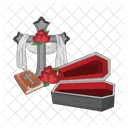 Morte Caixao Funeral Icon