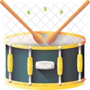 Caja Tambor Instrumento Musical Icono