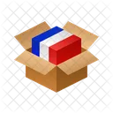 Caja francia  Icono